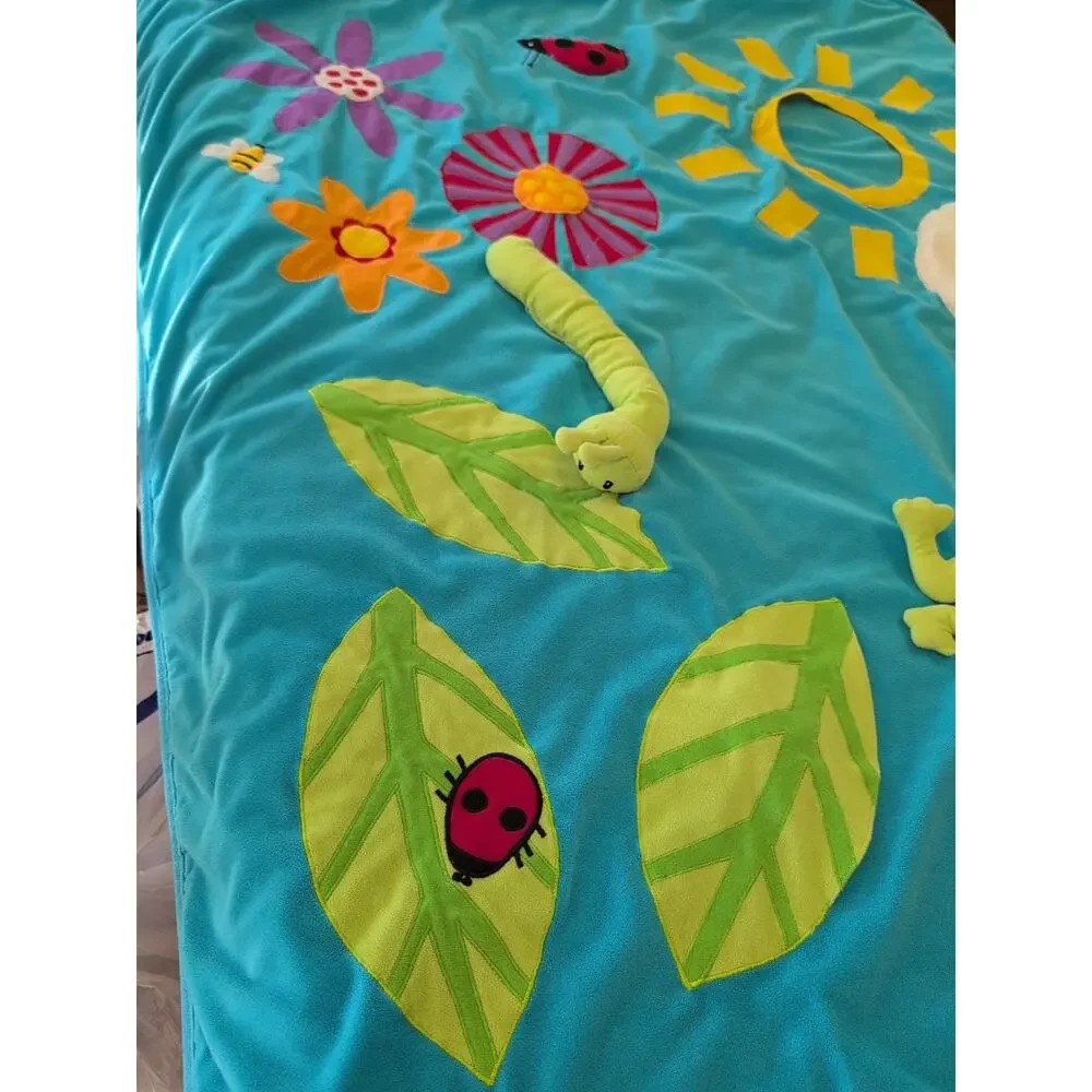 Ikea‎ LEKA Animal Plush 43.5 In X 45.5 Play Mat Tummy Blanket Activity Mat